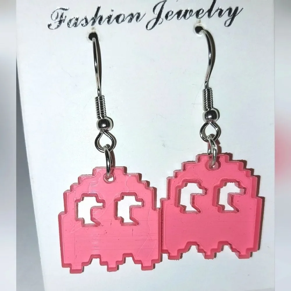 Retro cartoon earrings